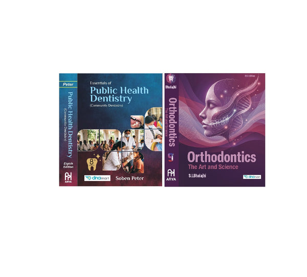 Soben Peter Public Health Dentistry 8th Ed. +  Bhalajhi  Orthodontics Art & Science 9th Ed. (2026)