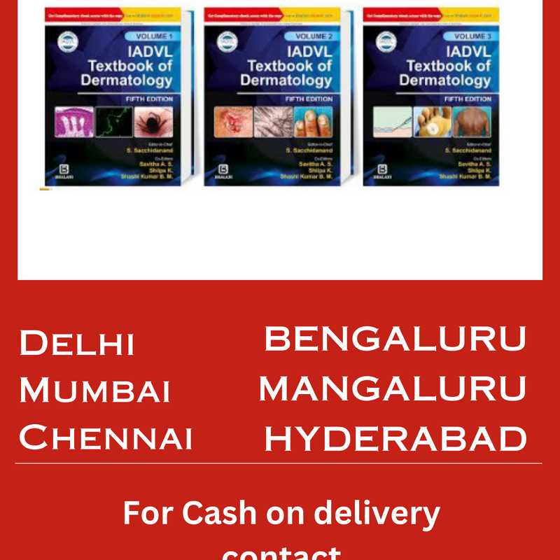 IADVL Textbook Of Dermatology (Set of 3 Volumes) 5th Edition