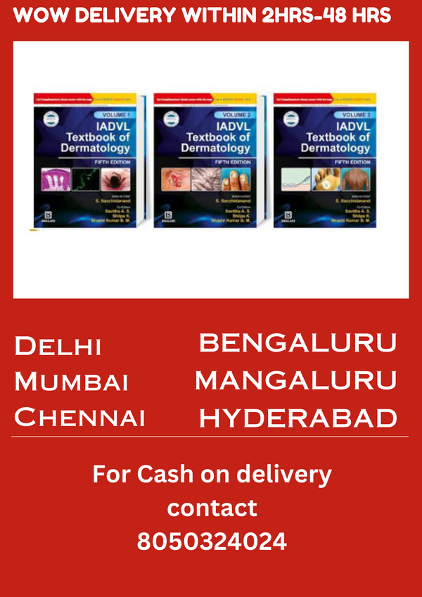 IADVL Textbook Of Dermatology (Set of 3 Volumes) 5th Edition