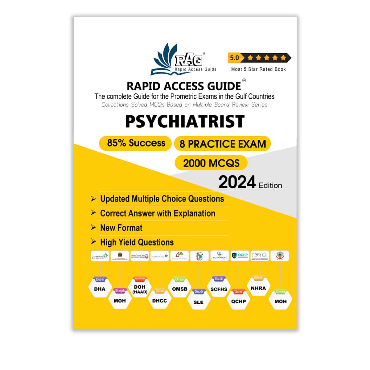Psychiatrist MCQ Book | Prometric Exam Questions – 2024