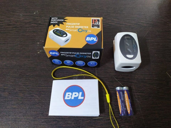 BPL Smart OXY 04 Pulse Oximeter, (WHITE AND BLACK)(original)