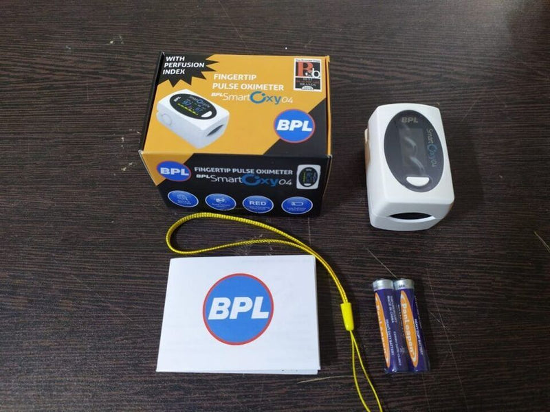 BPL Smart OXY 04 Pulse Oximeter, (WHITE AND BLACK)(original)