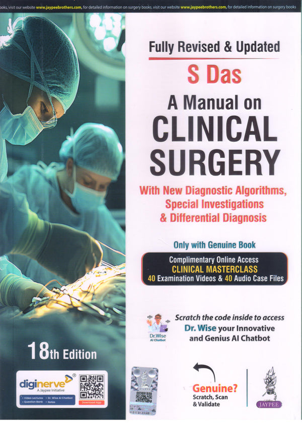 A Manual on Clinical Surgery (18th Edition, 2025) | Somen Das
