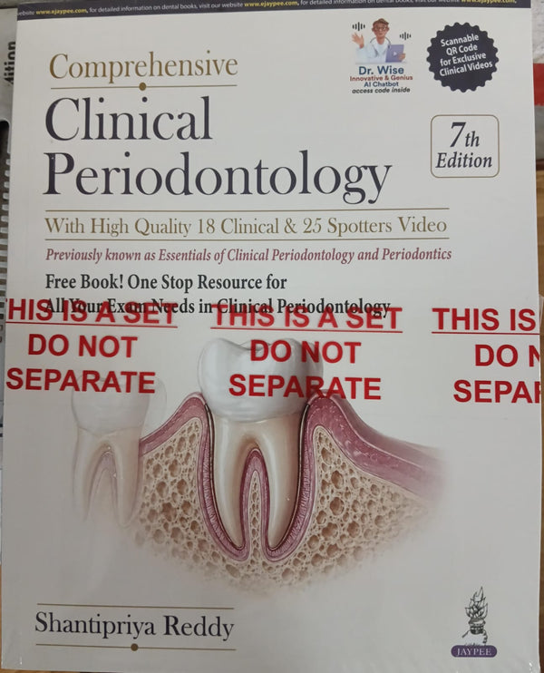 COMPREHENSIVE CLINICAL PERIODONTOLOGY 7/E 2027, SHANTIPRIYA REDDY (FREE BOOK INCLUDED)