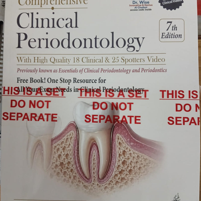 COMPREHENSIVE CLINICAL PERIODONTOLOGY 7/E 2027, SHANTIPRIYA REDDY (FREE BOOK INCLUDED)