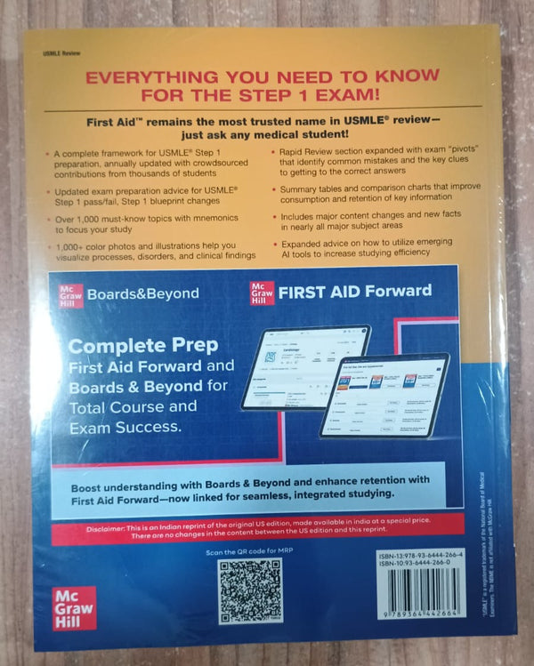 First Aid for the USMLE Step 1 2026 - A Student-to-Student Guide (36th Edition)(original)