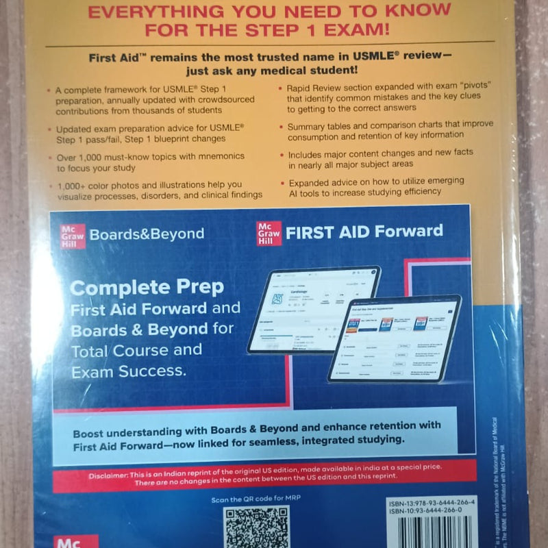 First Aid for the USMLE Step 1 2026 - A Student-to-Student Guide (36th Edition)(original)
