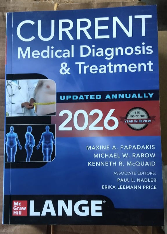 Current Medical Diagnosis & Treatment 2026 - CMDT 2026 by Papadakis, Rabow & McQuaid
