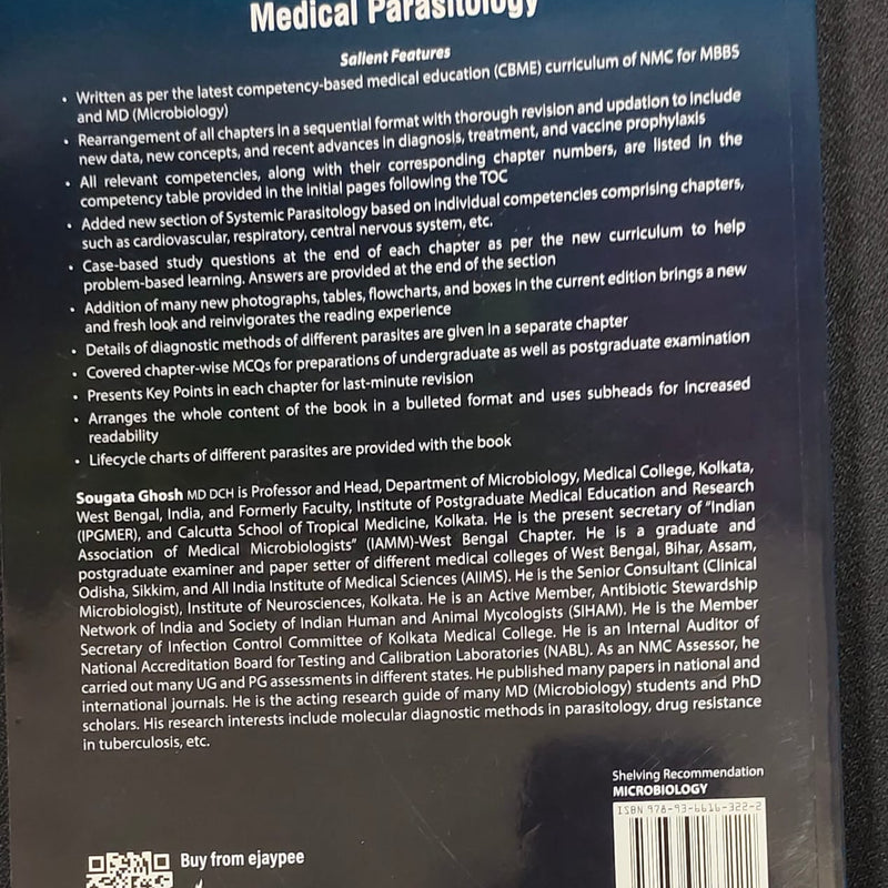 🦠 Paniker’s Textbook of Medical Parasitology – 10th Edition (2025) | Sougata Ghosh | Jaypee | CBME Aligned