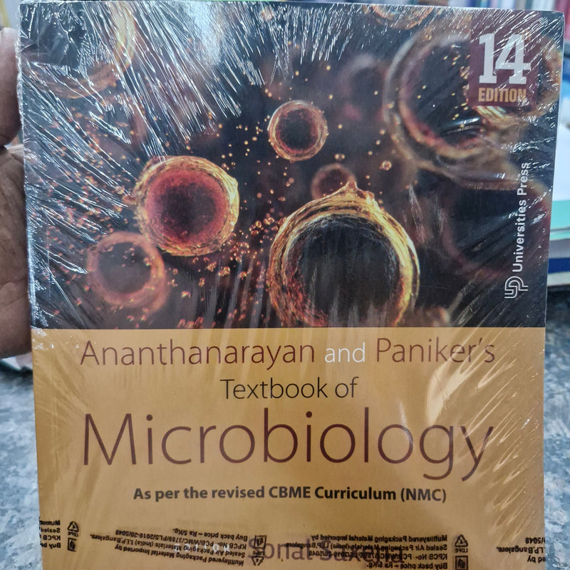 Ananthanarayan and Paniker's Textbook of Microbiology 14th Edition 9788169487009