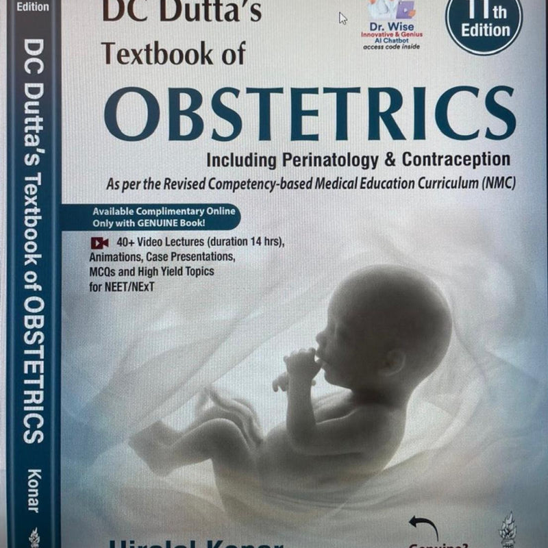 DC Dutta’s Textbook of Obstetrics – 11th Edition  | Hiralal Konar | 2026