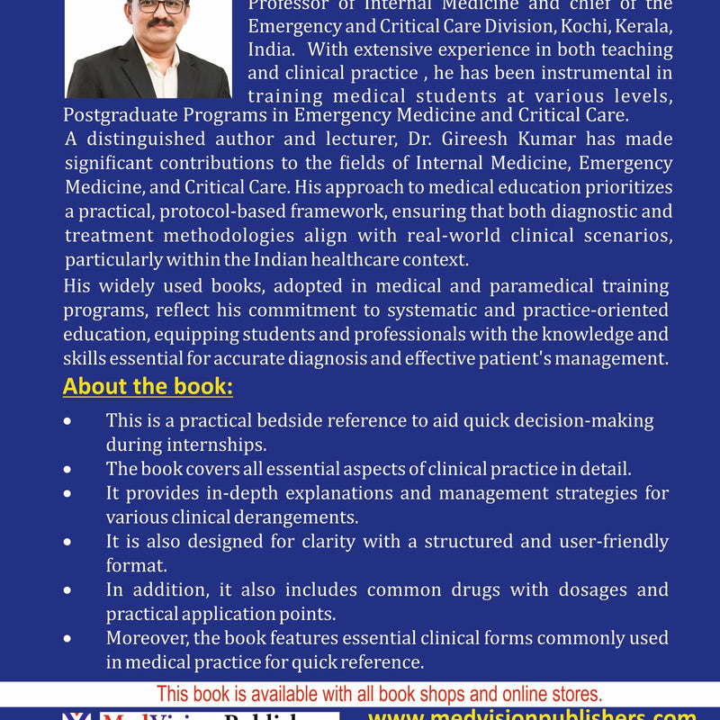 🩺 Internship Survival Manual for MBBS Students by Gireesh Kumar KP | 📘 Clinical Guide & Drug Dosages