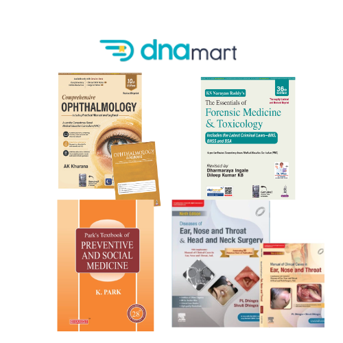 3rd Year MBBS Textbooks Combo II – Park, Dhingra & Khurana, Naryan reddy| 2026