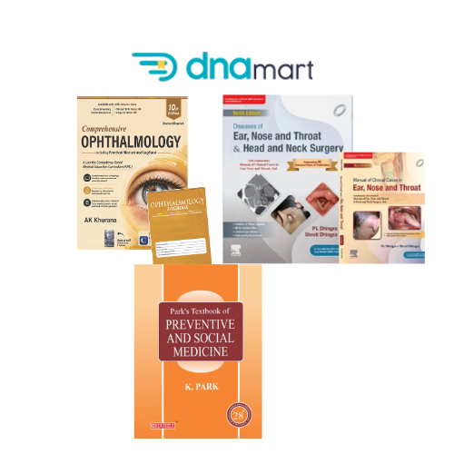 3rd Year MBBS Textbooks Combo I – Park, Dhingra & Khurana | 2026