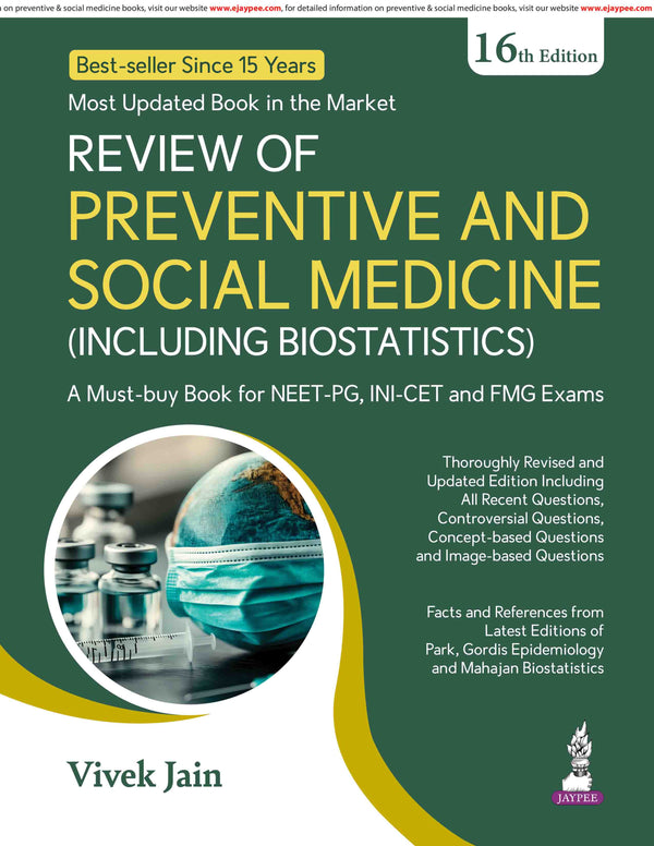 REVIEW OF PREVENTIVE & SOCIAL MEDICINE 16/E 2026, VIVEK JAIN