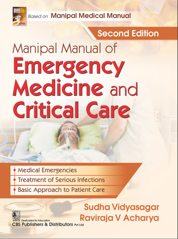 Manipal Manual of Emergency Medicine And Critical Care, 2e (PB) by Vidyasagar