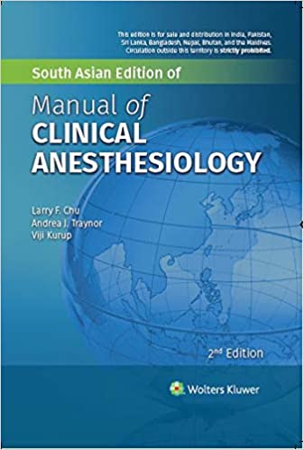Manual of Clinical Anesthesiology 2/e by Chu