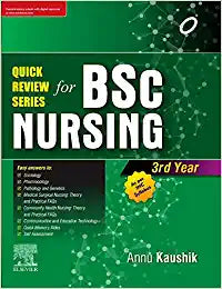 Quick Review Series for B.Sc. Nursing: 3rd Year, 1e by Kaushik