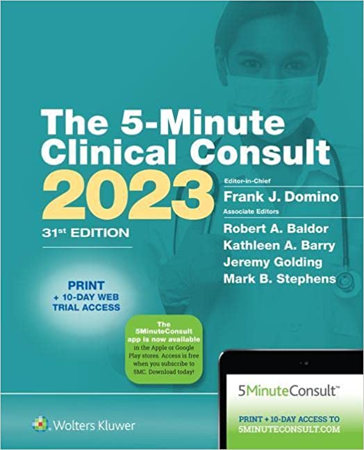 5 Minute Clinical Consult 31st/2023
By 
Frank Domino