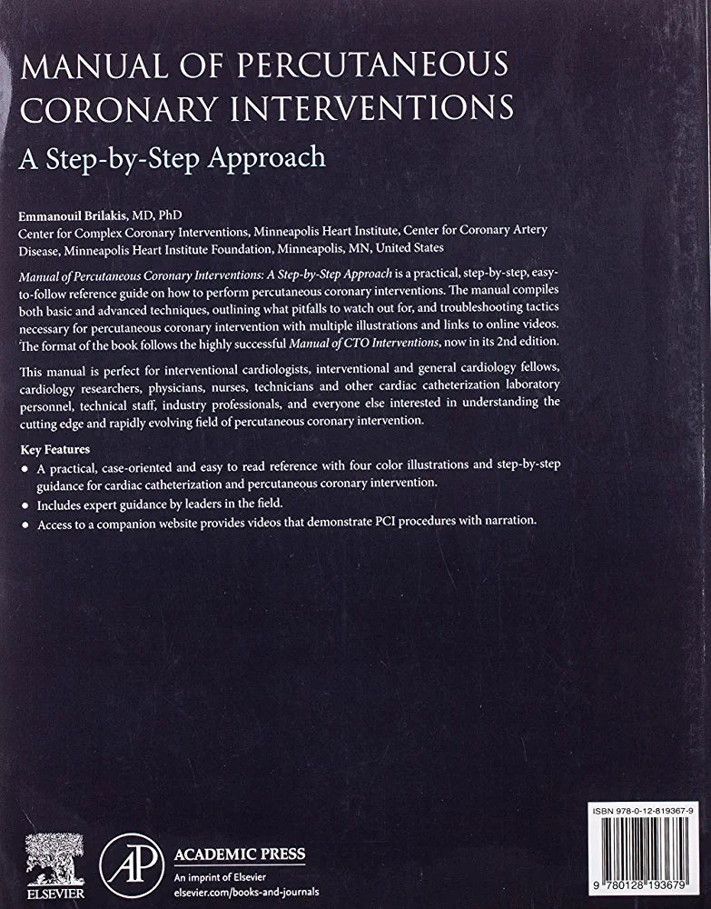 Manual of Percutaneous Coronary Interventions: A Step-by-Step Approach by Brilakis