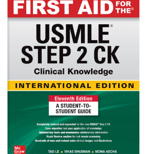 First Aid for the Usmle Step 2 CK 11th IE/2023
