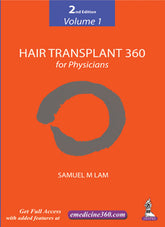 HAIR TRANSPLANT 360 VOL.1 FOR PHYSICIANS,2/E,SAMUEL M LAM