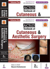 ACS(I) TEXTBOOK OF CUTANEOUS & AESTHETIC SURGERY (2 VOLS),2/E,VENKATARAM MYSORE