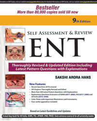 SELF ASSESSMENT AND REVIEW OF ENT,9/E,SAKSHI ARORA HANS