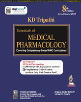 ESSENTIALS OF MEDICAL PHARMACOLOGY 8/E R.P. by KD TRIPATHI