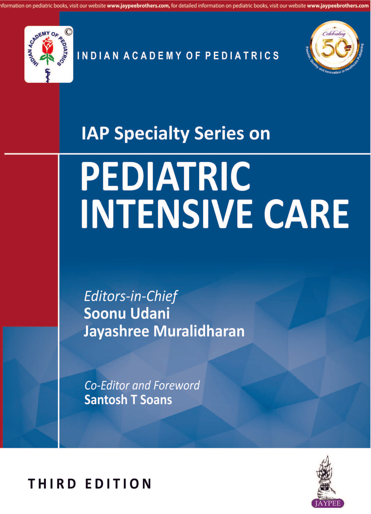 IAP SPECIALTY SERIES ON PEDIATRIC INTENSIVE CARE,3/E,SOONU UDANI