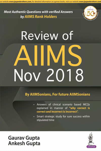 REVIEW OF AIIMS NOV 2018,1/E,GAURAV GUPTA