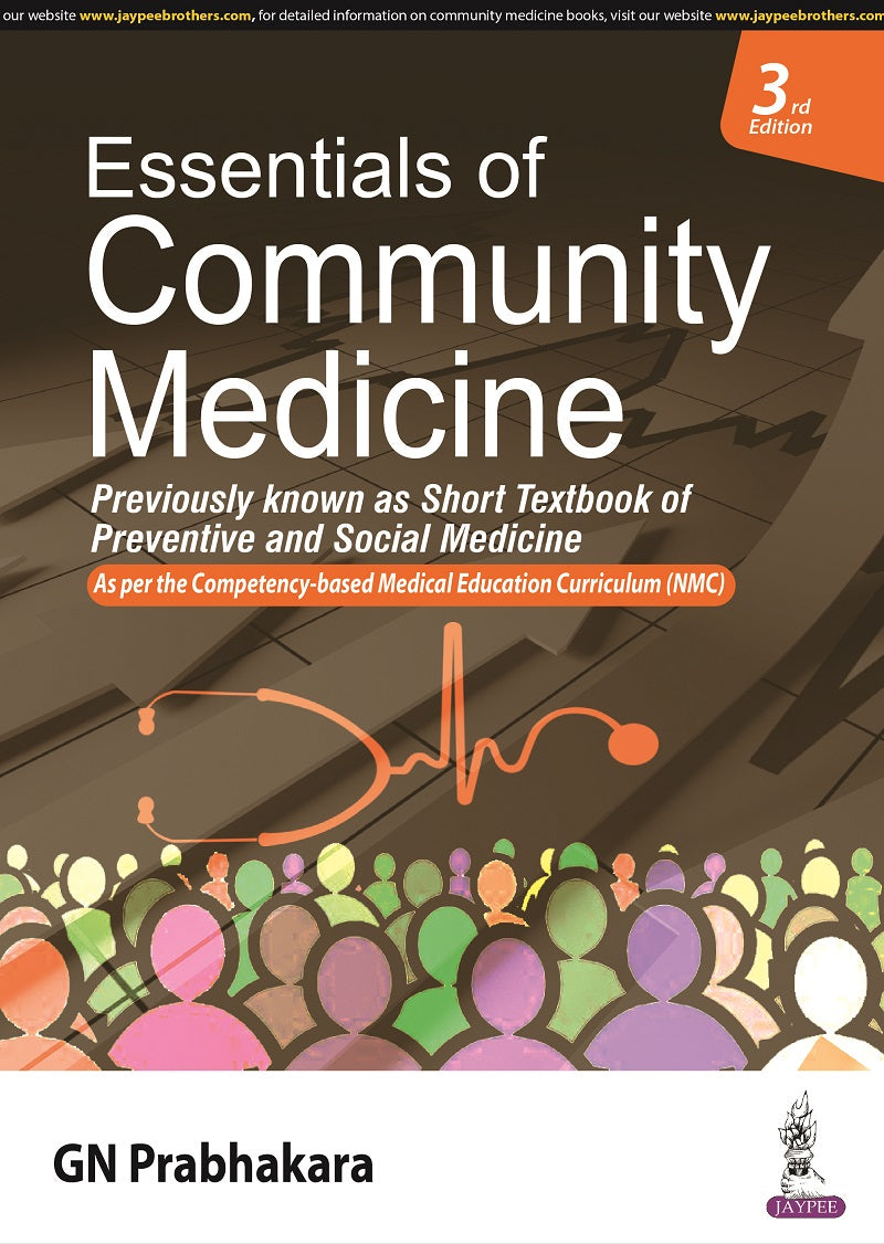 ESSENTIALS OF COMMUNITY MEDICINE, 3/E,  by GN PRABHAKARA