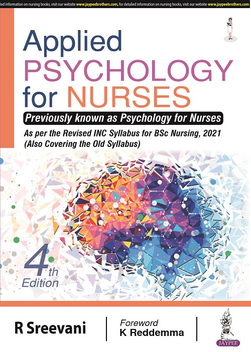 APPLIED PSYCHOLOGY FOR NURSES,4/E,R SREEVANI