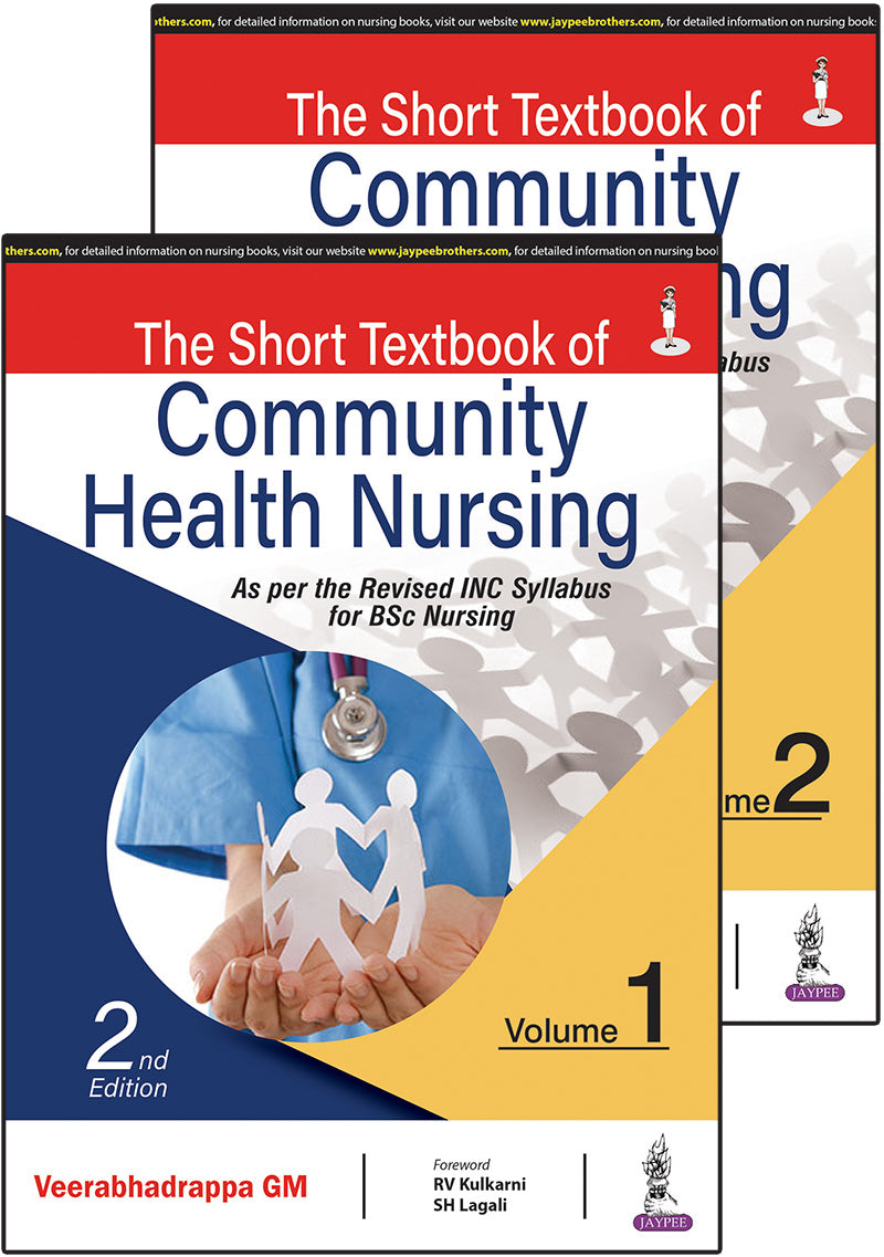 THE SHORT TEXTBOOK OF COMMUNITY HEALTH NURSING (2 VOLUMES),2/E,VEERABHADRAPPA GM