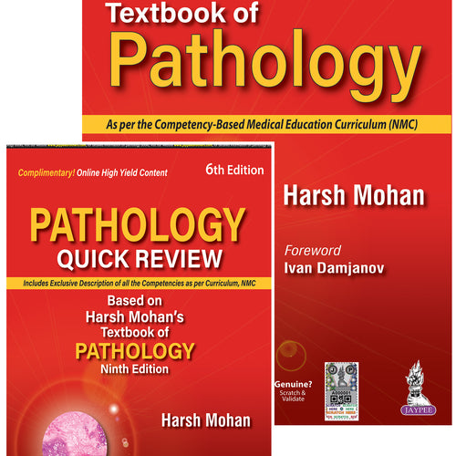 Textbook of Pathology (Free Pathology Quick Review) 9e/2023 by Harsh Mohan
