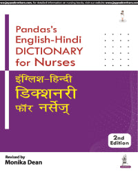 PANDAS'S ENGLISH-HINDI DICTIONARY FOR NURSES 2/E by MONIKA DEAN