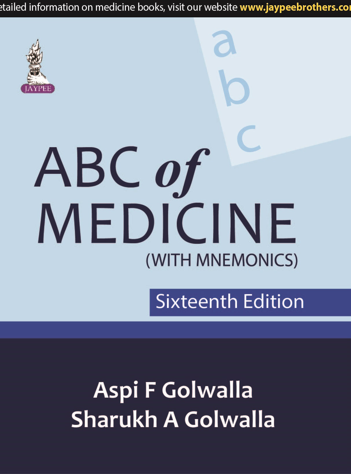 ABC OF MEDICINE (WITH MNEMONICS),16/E,ASPI F GOLWALLA