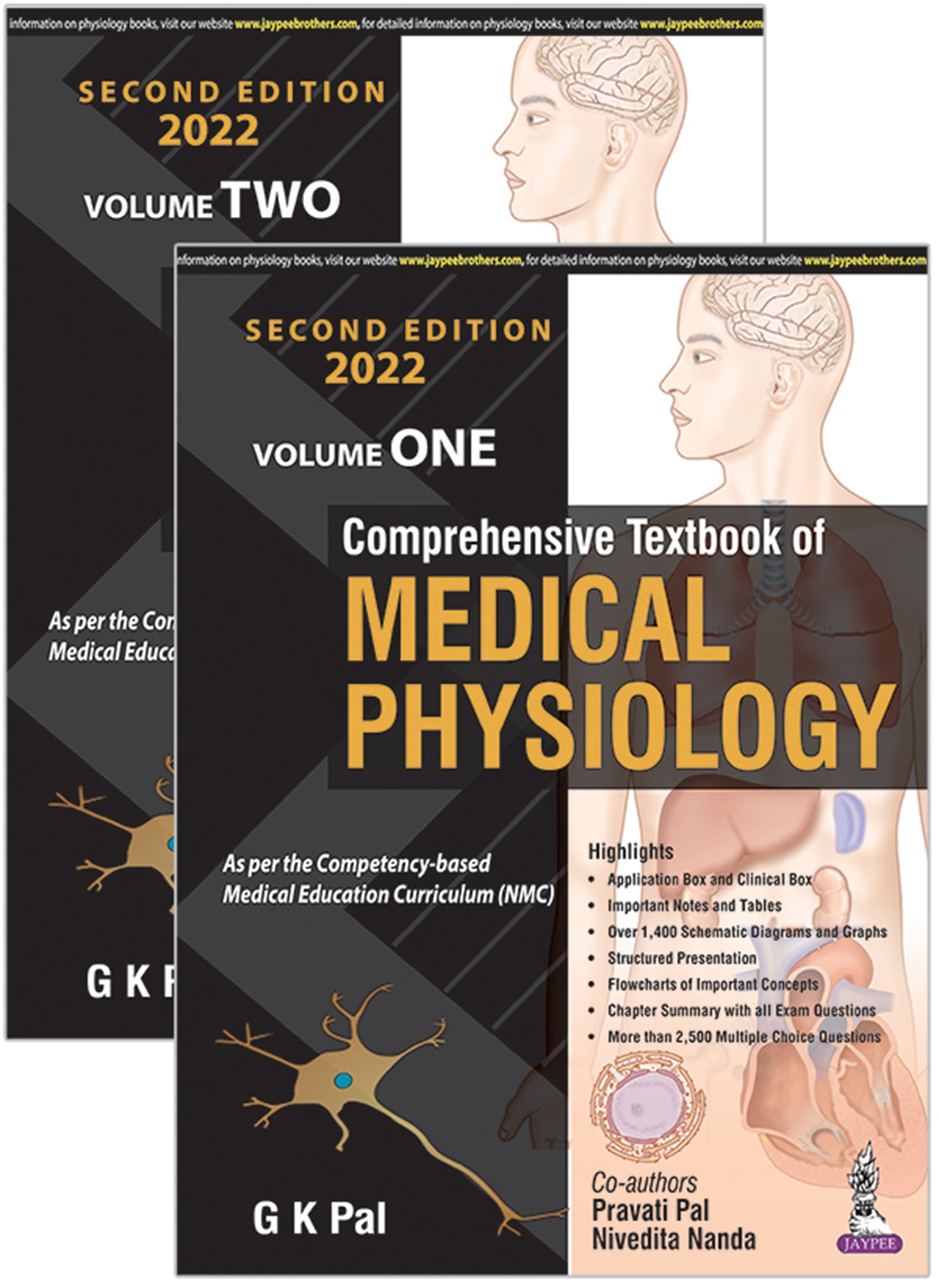 COMPREHENSIVE TEXTBOOK OF MEDICAL PHYSIOLOGY  2 VOLS,2/E,GK PAL