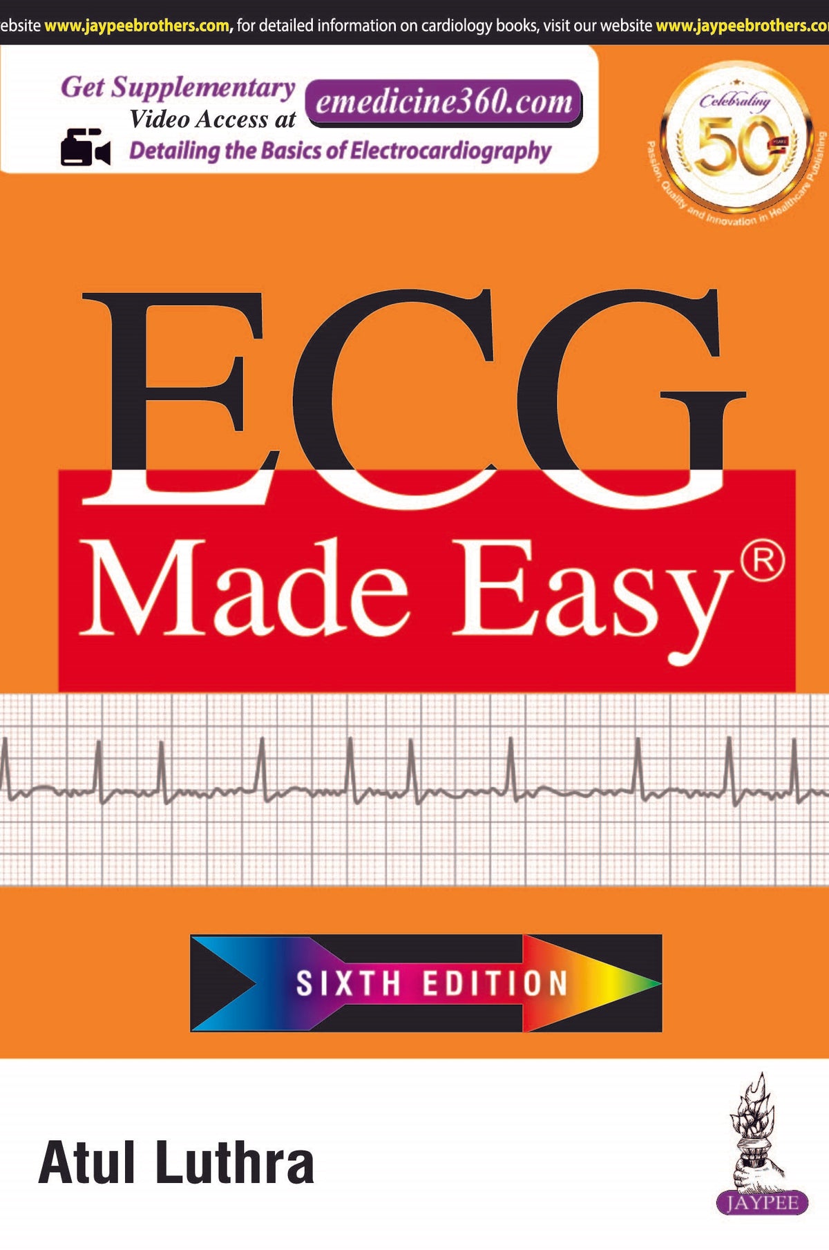 ECG MADE EASY,6/E,ATUL LUTHRA