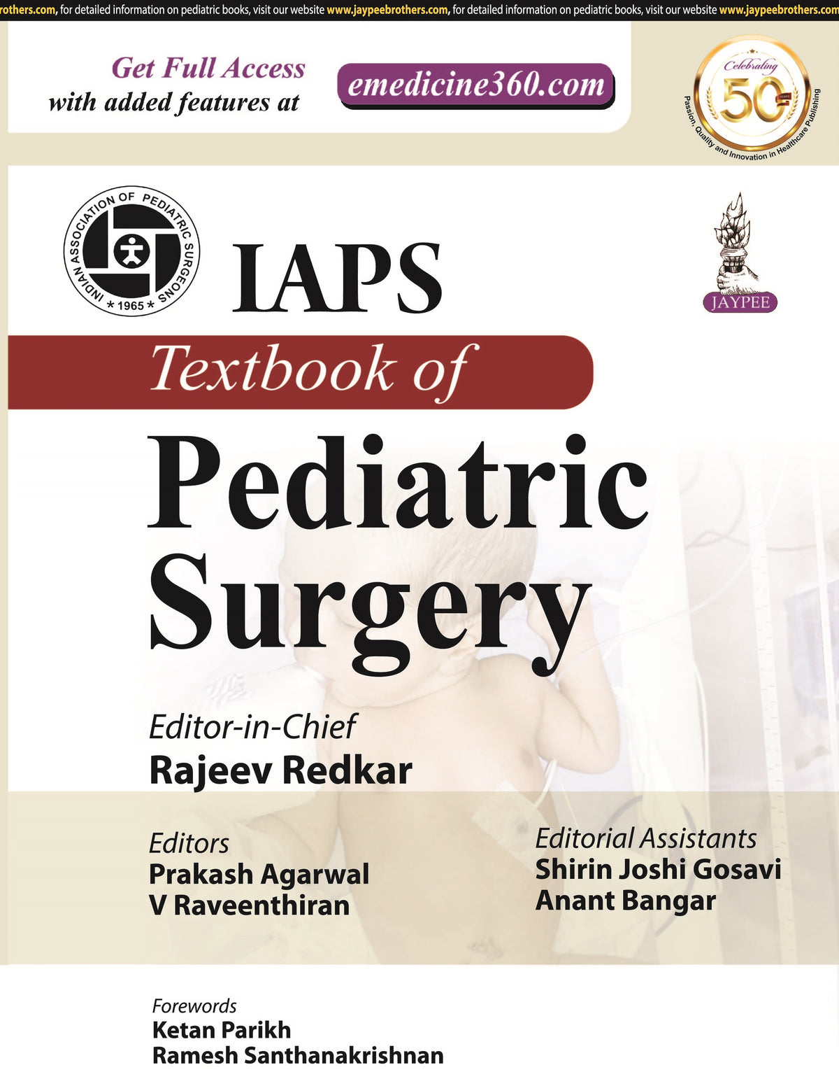 IAPS TEXTBOOK OF PEDIATRIC SURGERY,1/E,RAJEEV REDKAR