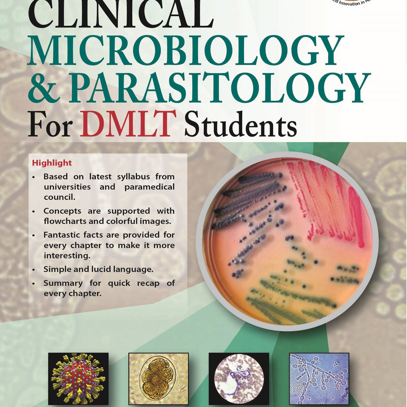 CLINICAL MICROBIOLOGY & PARASITOLOGY FOR DMLT STUDENTS,4/E,NANDA MAHESHWARI