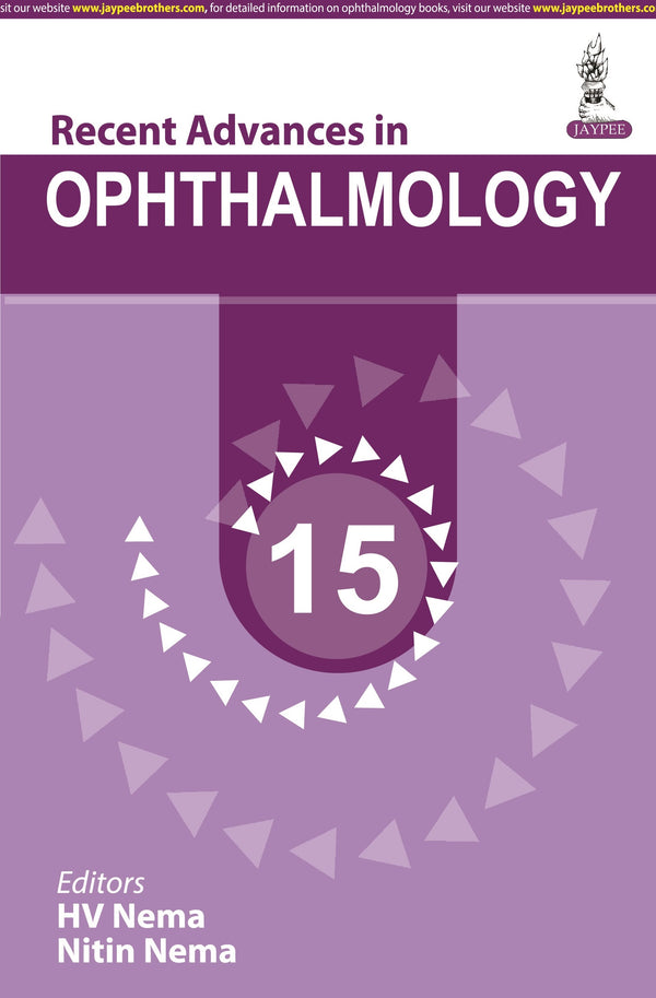 RECENT ADVANCES IN OPHTHALMOLOGY 15,1/E,HV NEMA