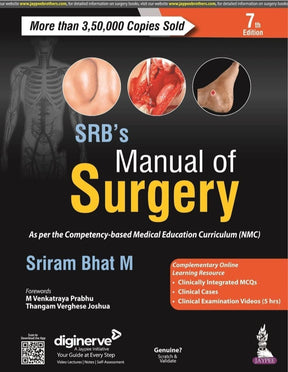 SRB'S MANUAL OF SURGERY,7/E,SRIRAM BHAT M